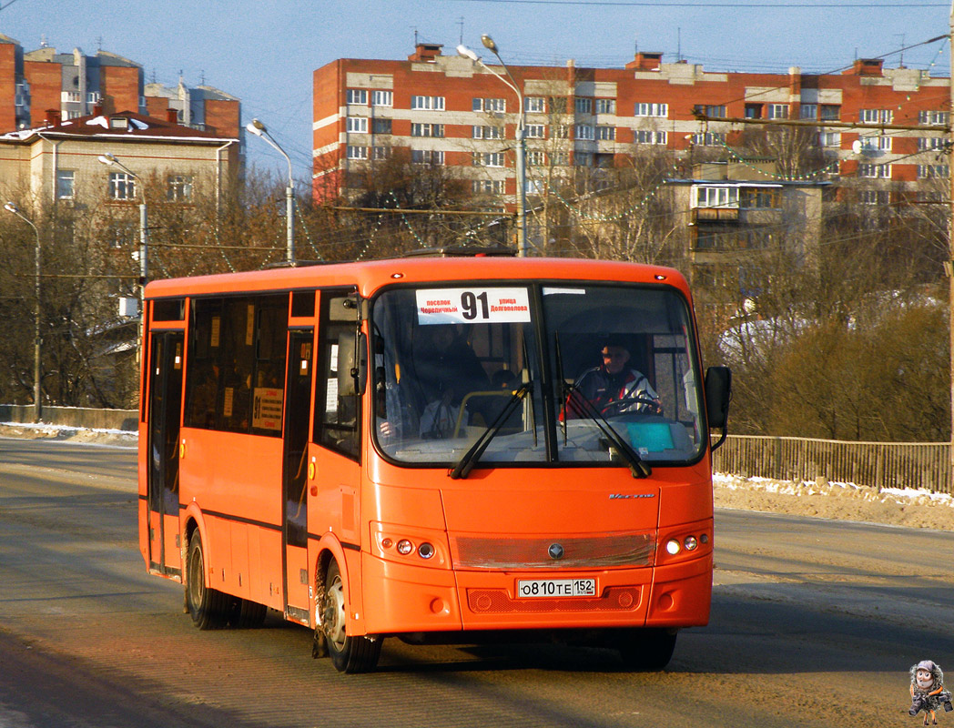 Nizhegorodskaya region, PAZ-320414-04 "Vektor" Nr. О 810 ТЕ 152
