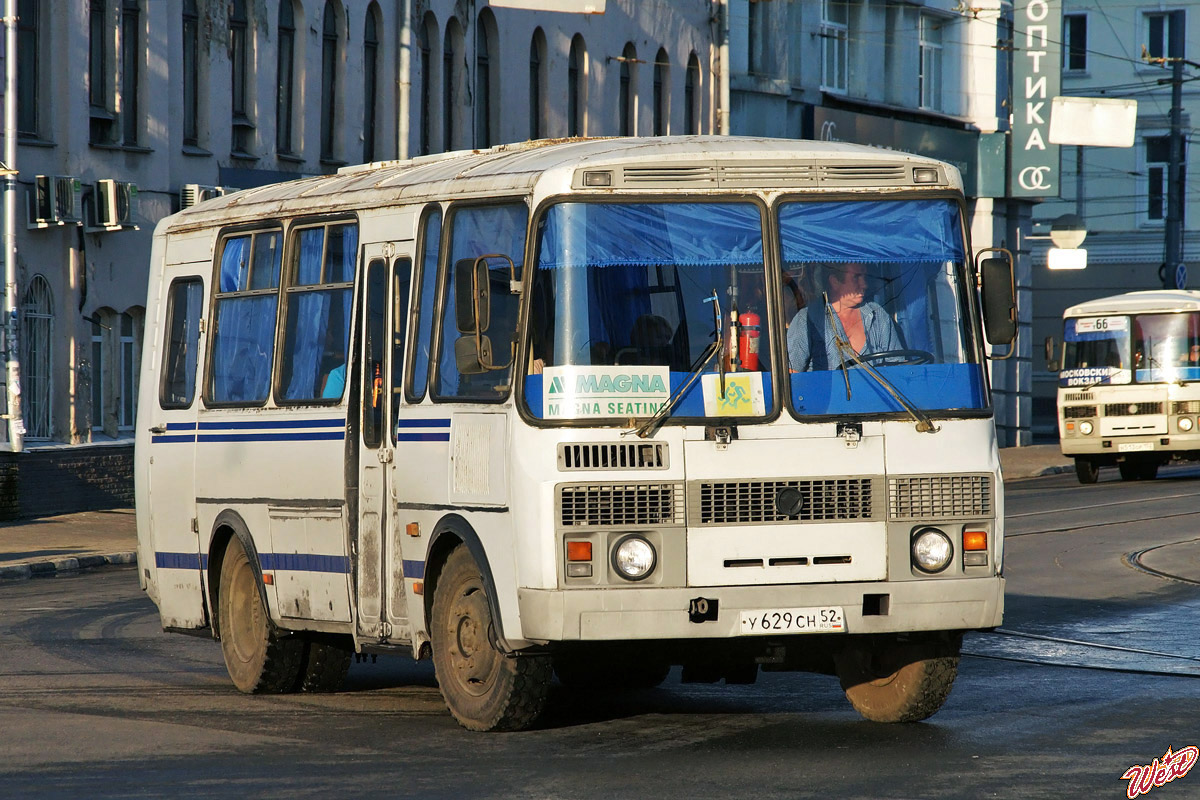 Ніжагародская вобласць, ПАЗ-32053 № У 629 СН 52