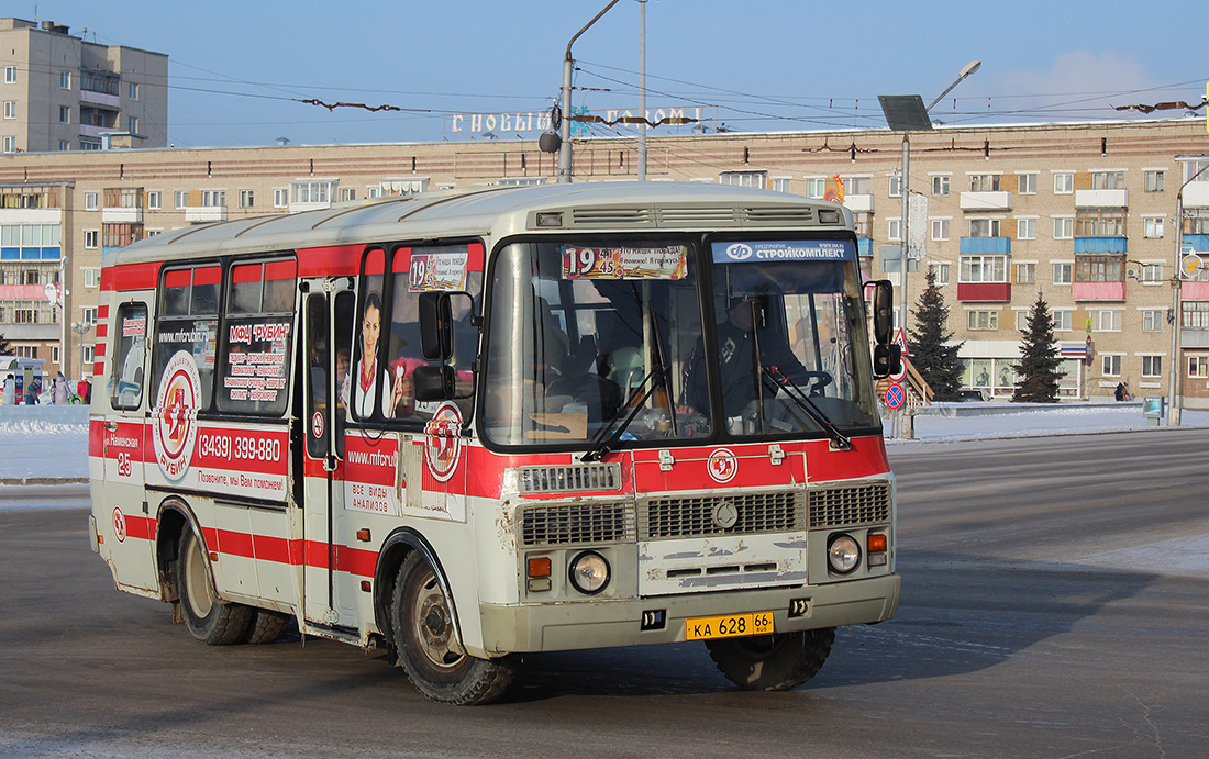 Свердловская область, ПАЗ-32053 № КА 628 66