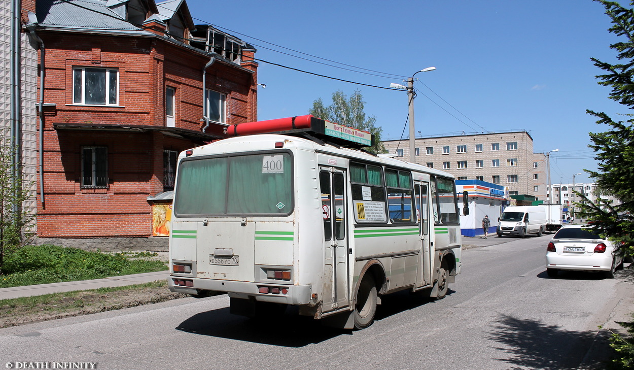 Томская область, ПАЗ-32054 № Е 556 УО 70