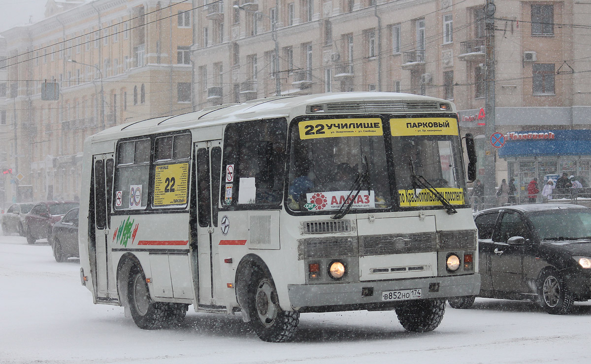 Челябинская область, ПАЗ-32054 № В 852 НО 174