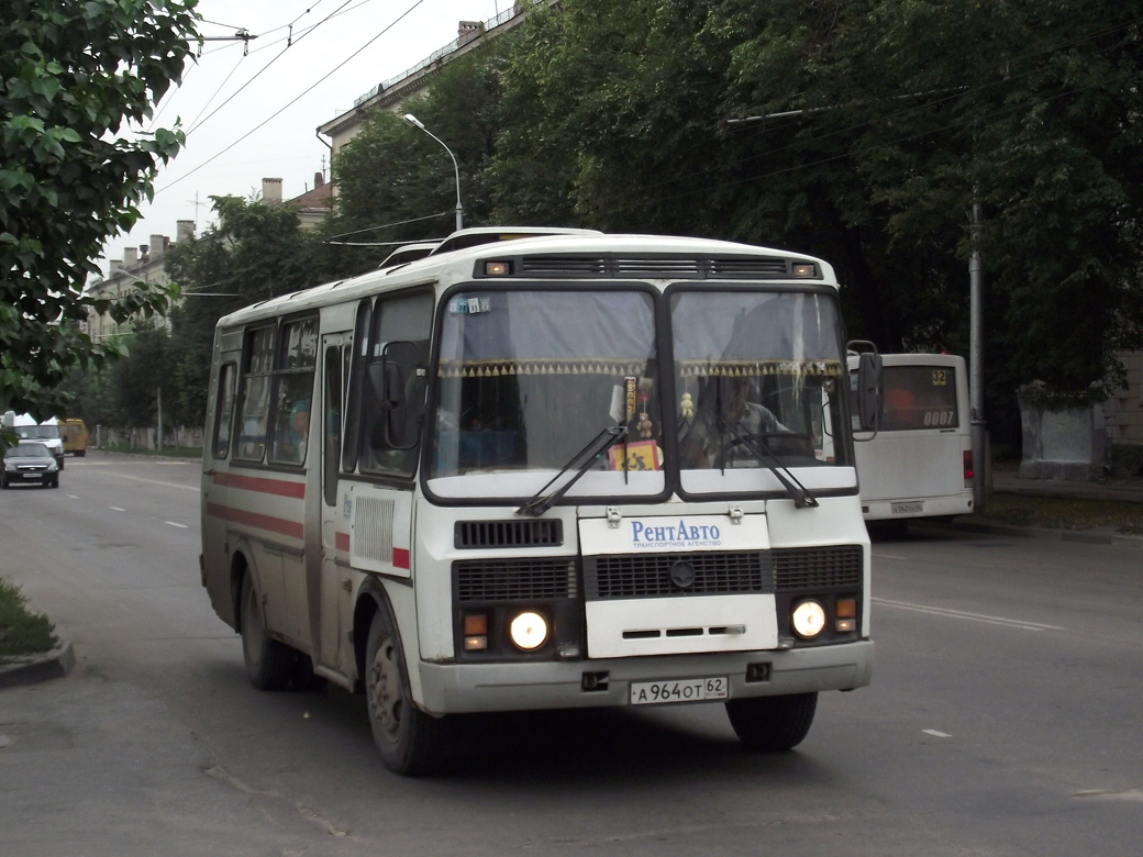 Рязанская область, ПАЗ-32053 № А 964 ОТ 62