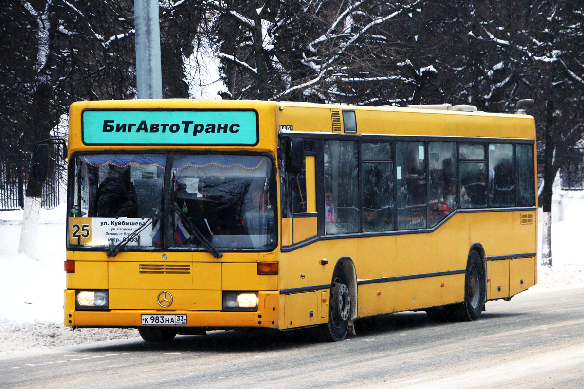 Владимирская область, Mercedes-Benz O405N2 № К 983 НА 33