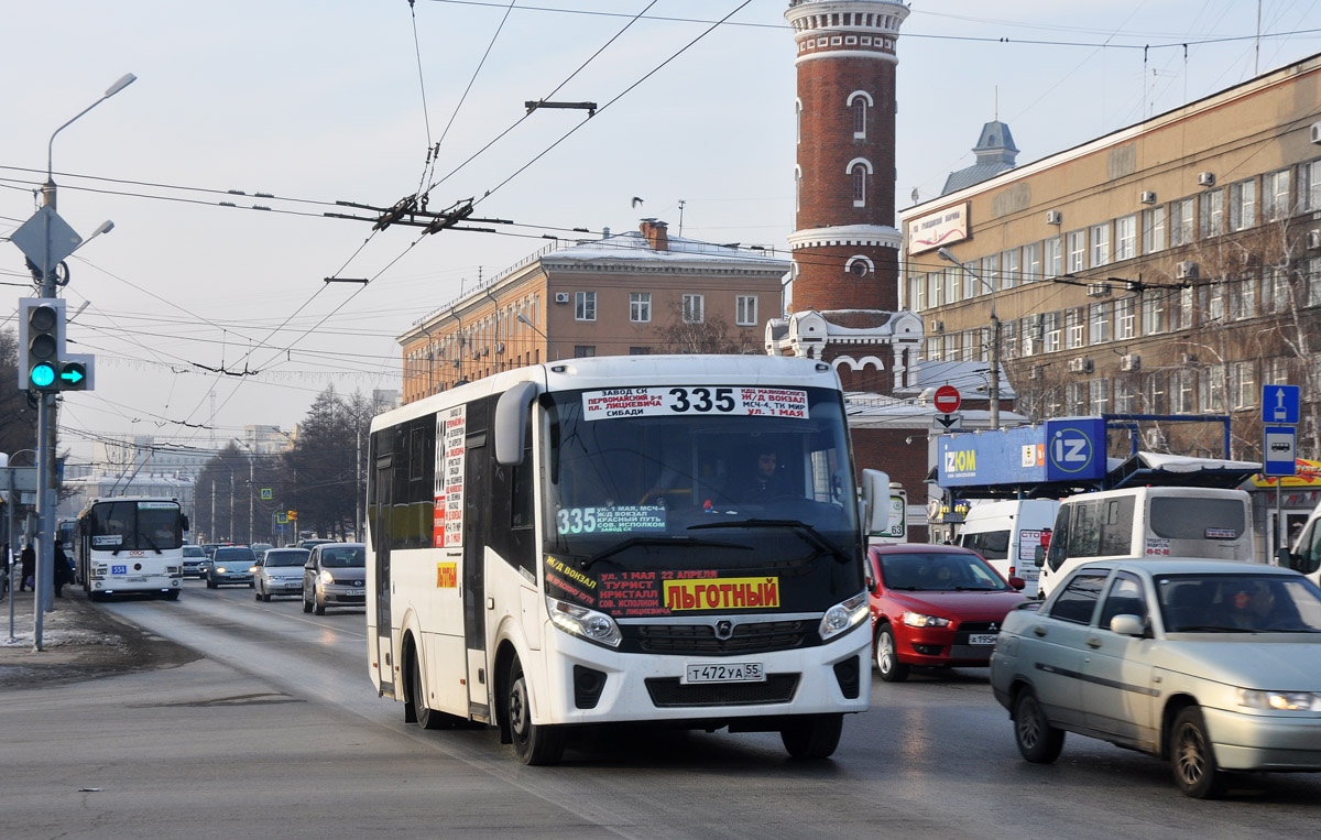 Omsk region, PAZ-320405-04 "Vector Next" # Т 472 УА 55