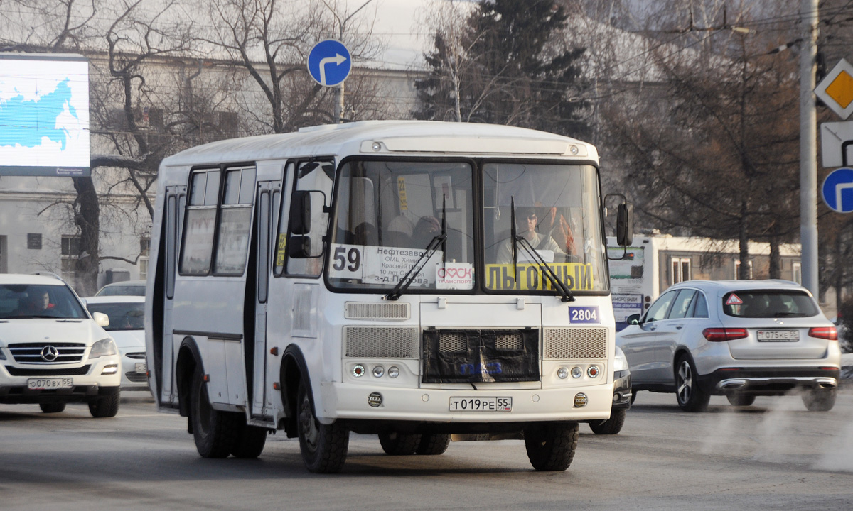 Омская область, ПАЗ-32054 № 2804