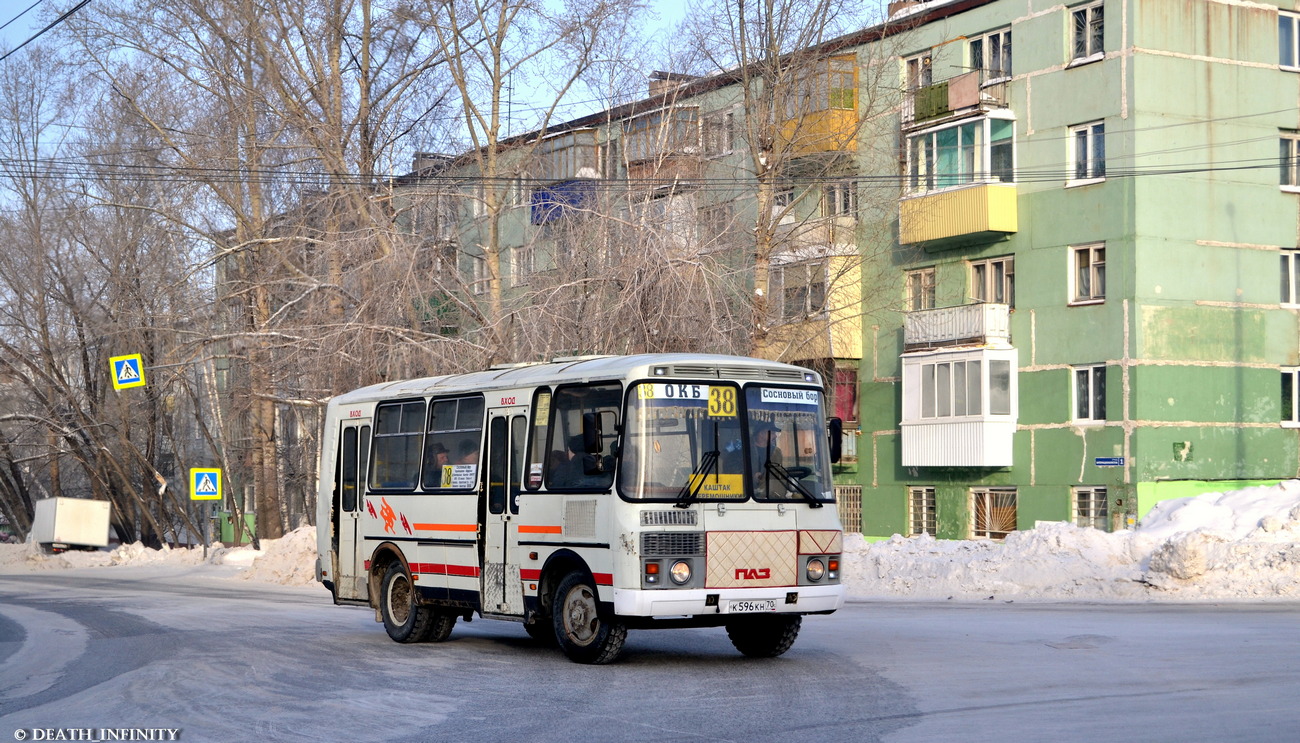 Томская область, ПАЗ-32054 № К 596 КН 70