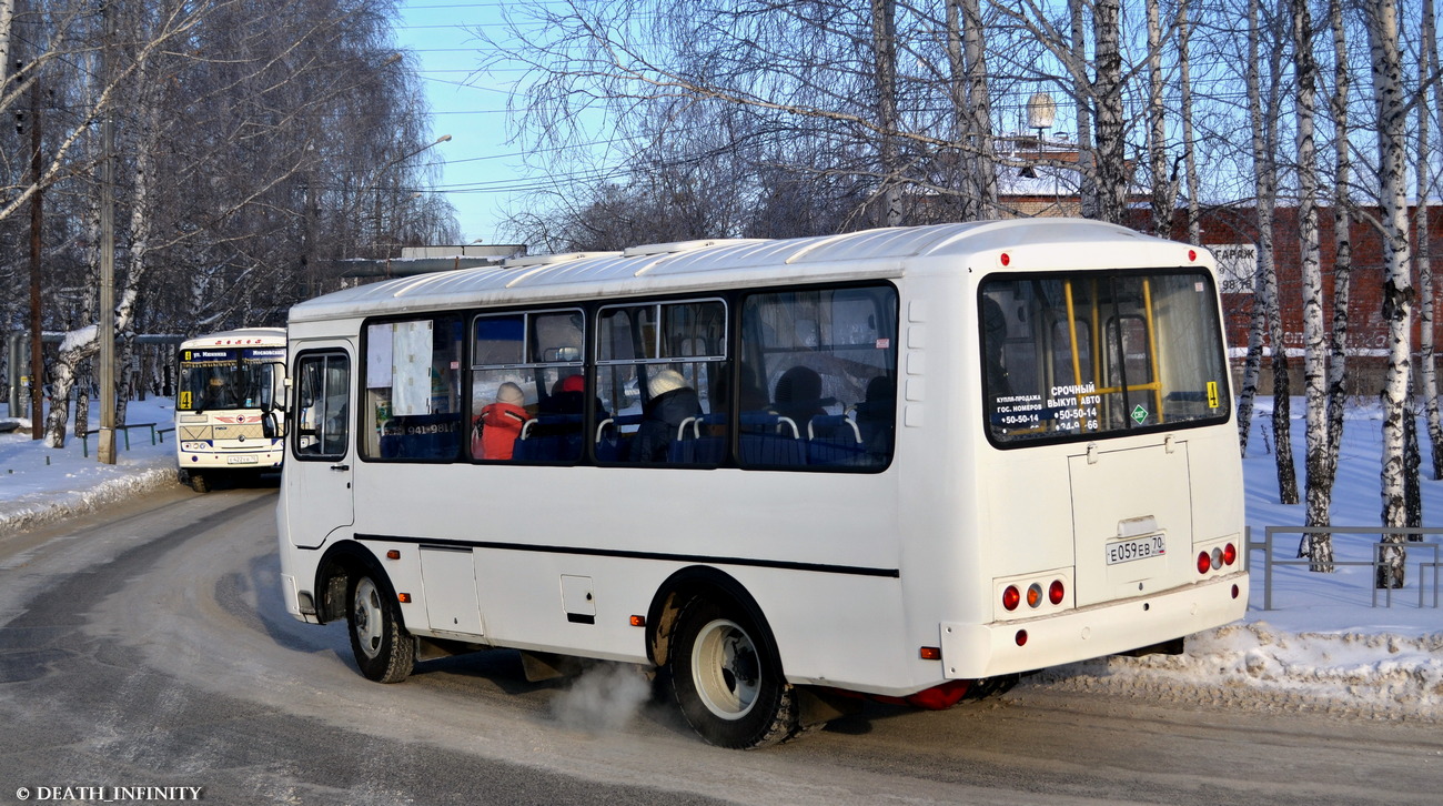 Томская вобласць, ПАЗ-32054 № Е 059 ЕВ 70