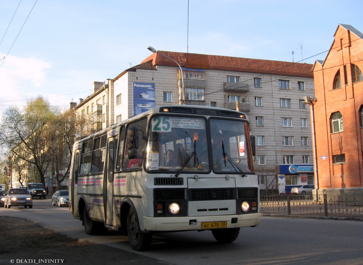 Томская область, ПАЗ-32051-110 № АС 678 70