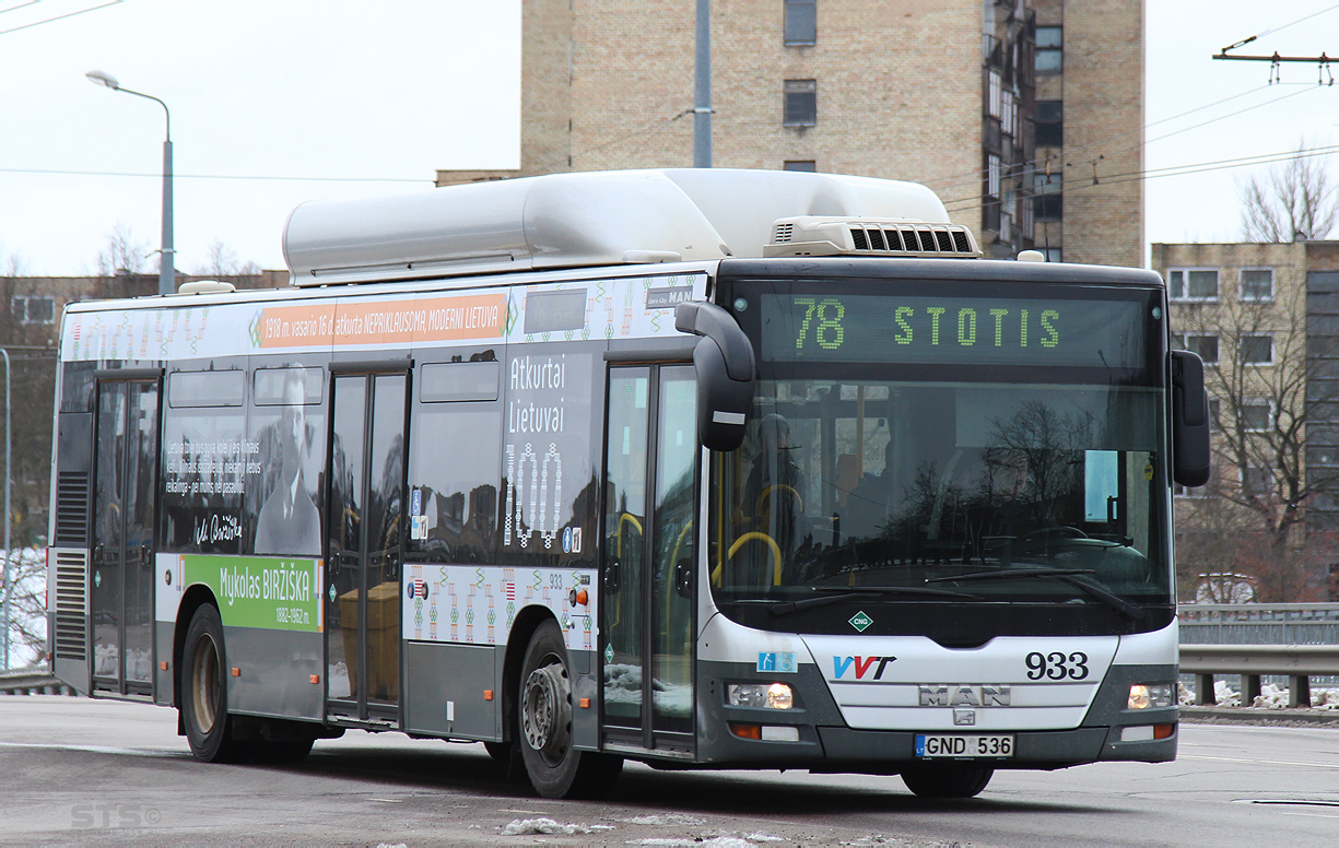 Литва, MAN A21 Lion's City NL273 CNG № 933