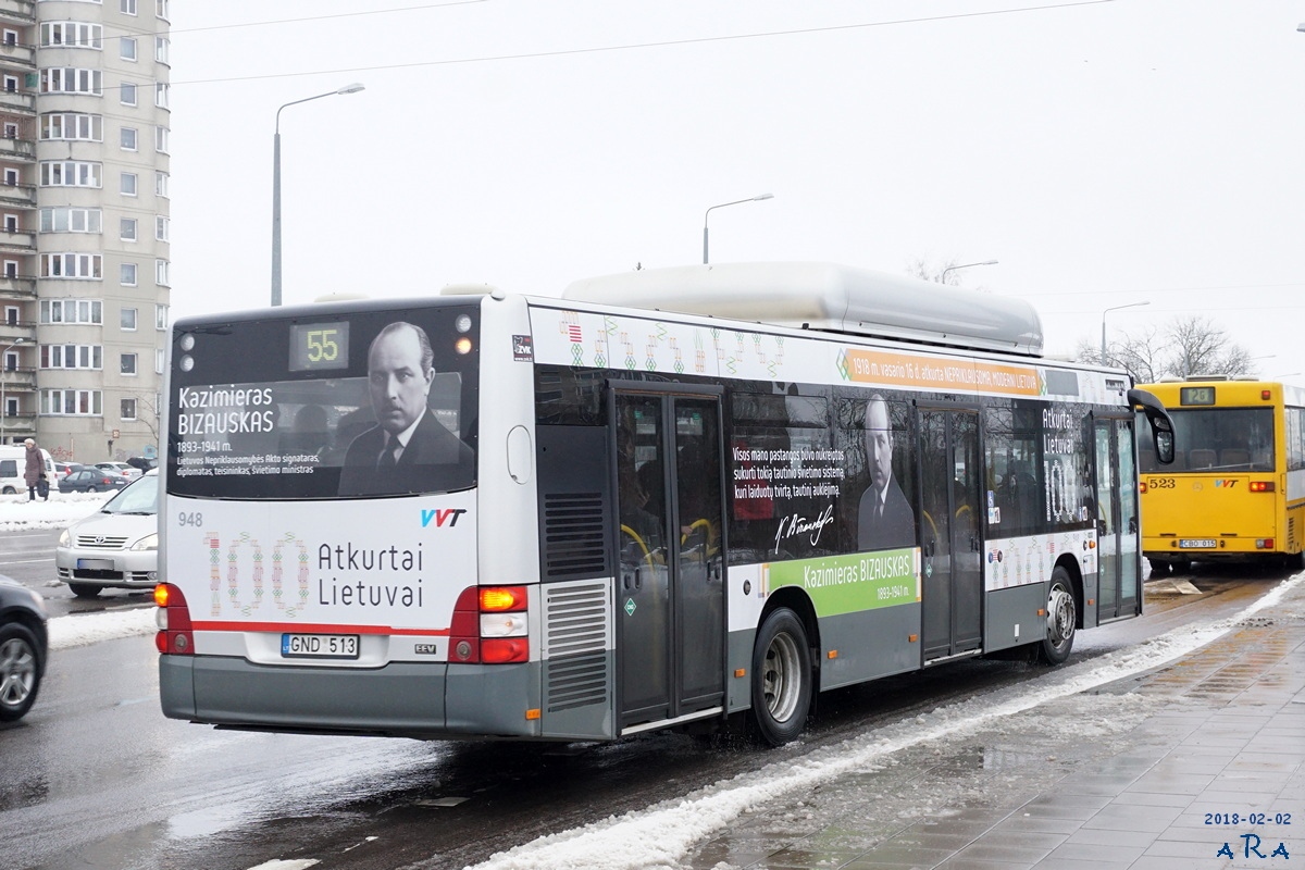 Литва, MAN A21 Lion's City NL273 CNG № 948