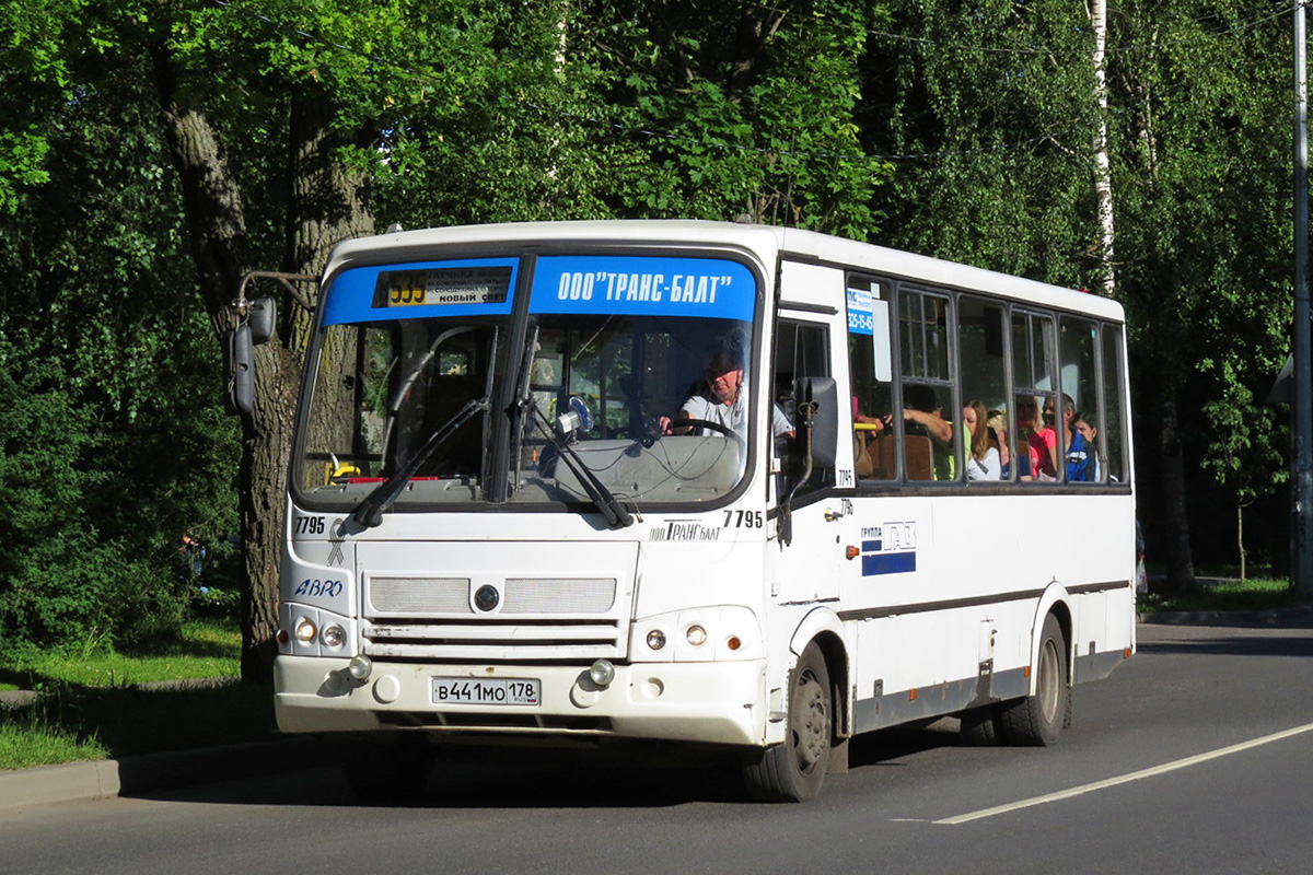 Ленинградская область, ПАЗ-320412-05 № 7795