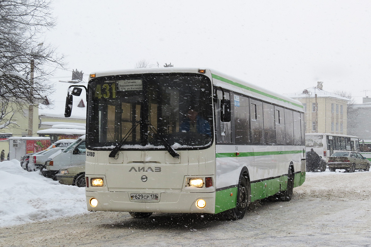 Ленинградская область, ЛиАЗ-5256.60 № 3760