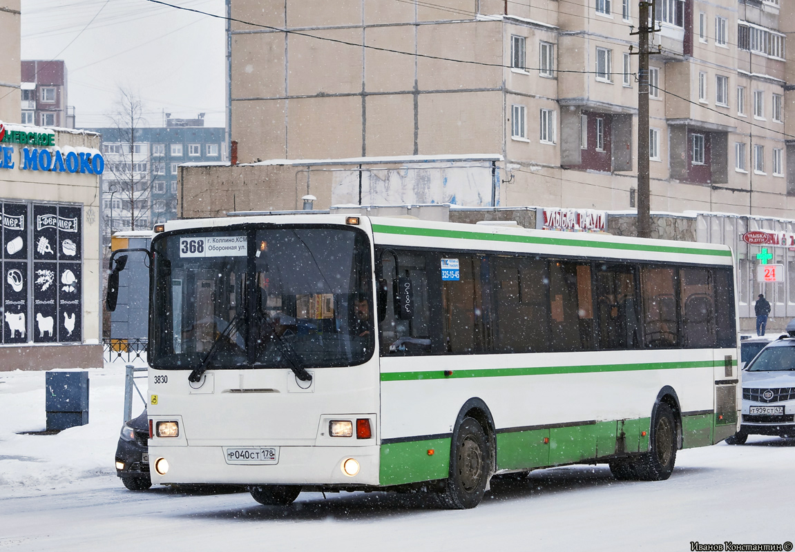 Санкт-Петербург, ЛиАЗ-5293.60 № 3830