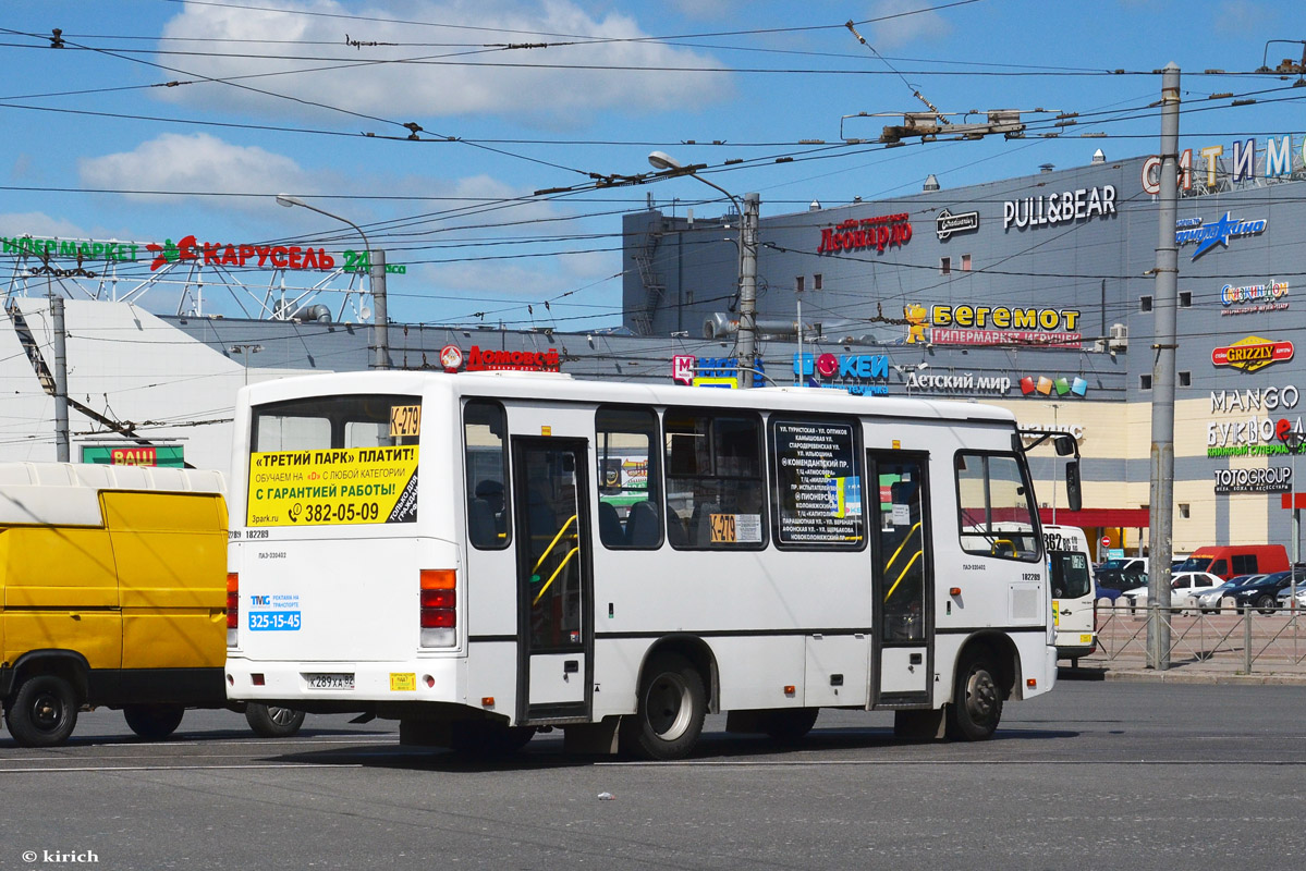 Санкт-Петербург, ПАЗ-320402-05 № К 289 ХА 82