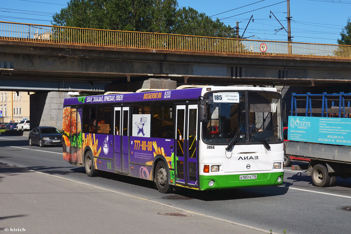 Sankt Peterburgas, LiAZ-5293.60 Nr. 3864