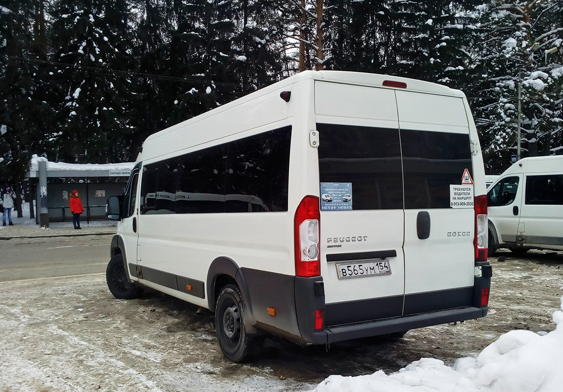 Новосибирская область, Нижегородец-2227SK (Peugeot Boxer) № В 565 УМ 154