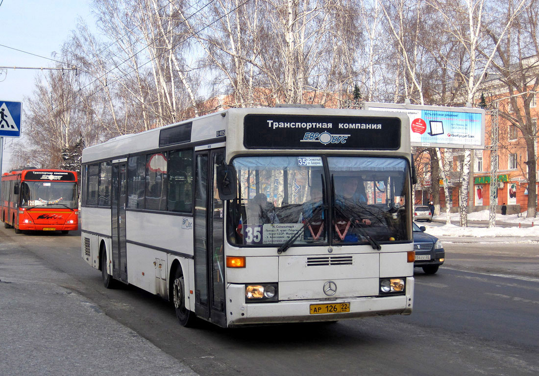 Алтайский край, Mercedes-Benz O405 № АР 126 22