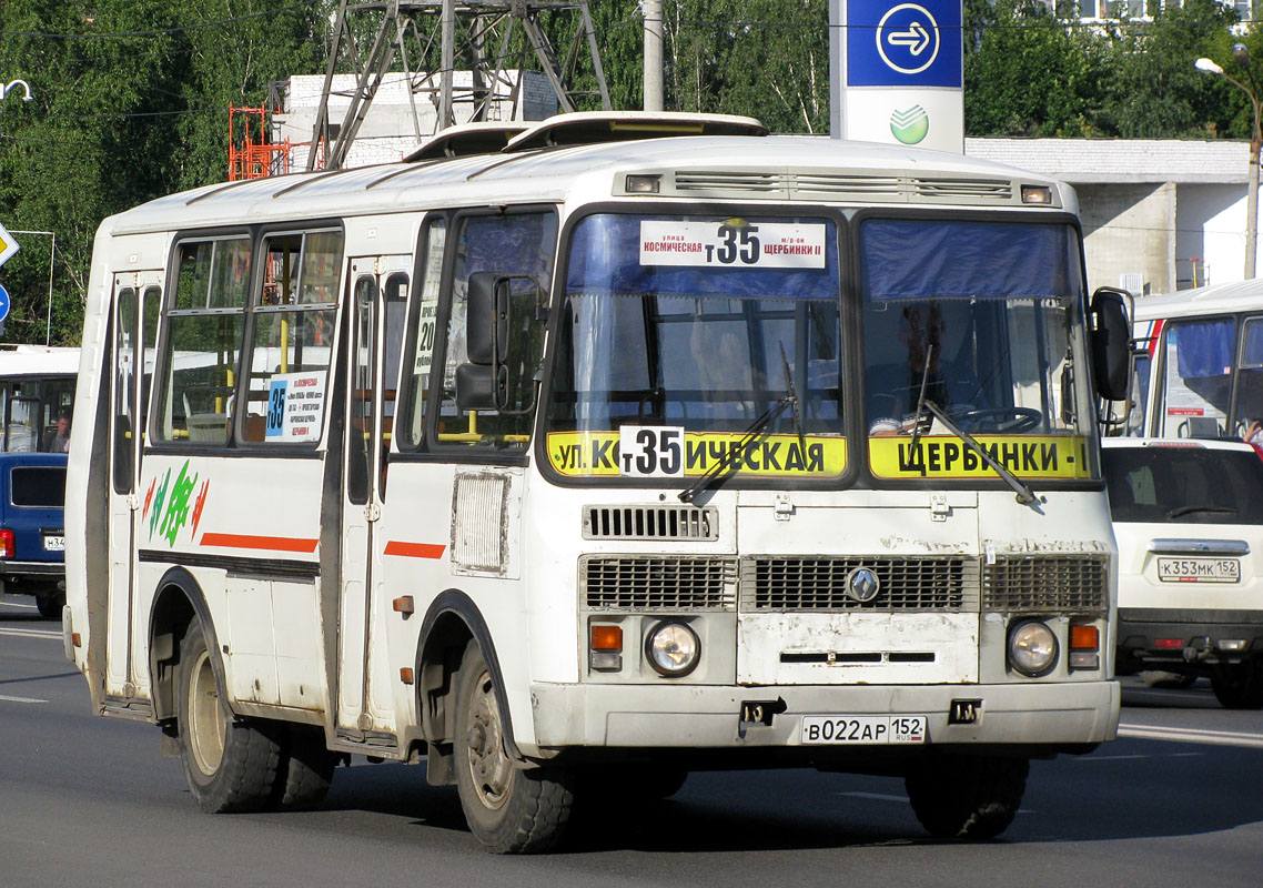 Нижегородская область, ПАЗ-32054 № В 022 АР 152