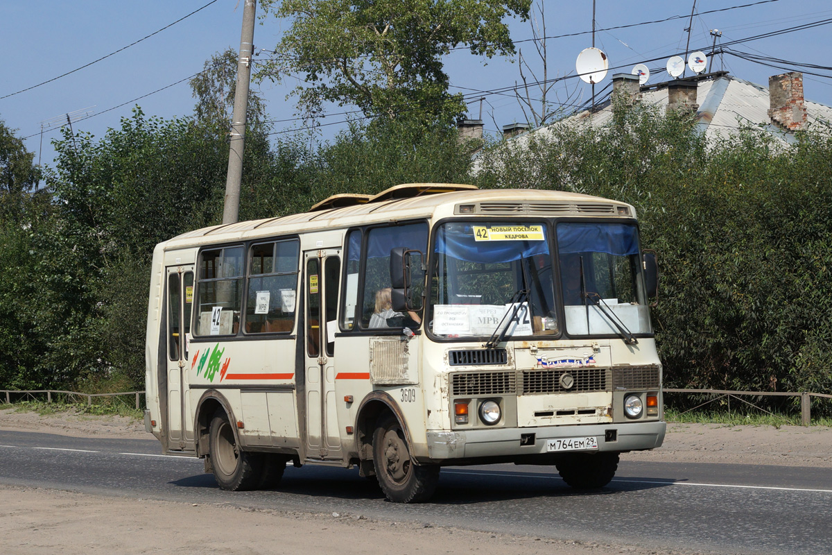 Архангельская область, ПАЗ-32054 № 3609