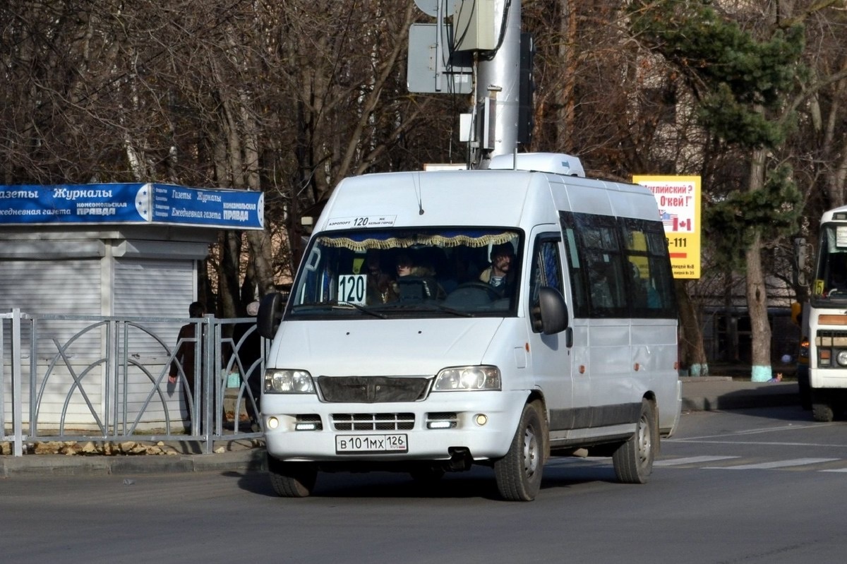 Ставропольский край, FIAT Ducato 244 CSMMC-RLL, -RTL № В 101 МХ 126