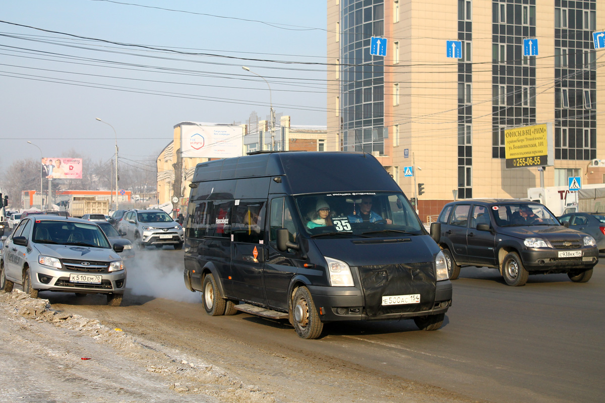 Obwód nowosybirski, Sollers Bus B-CF (Ford Transit) Nr Е 500 АС 154