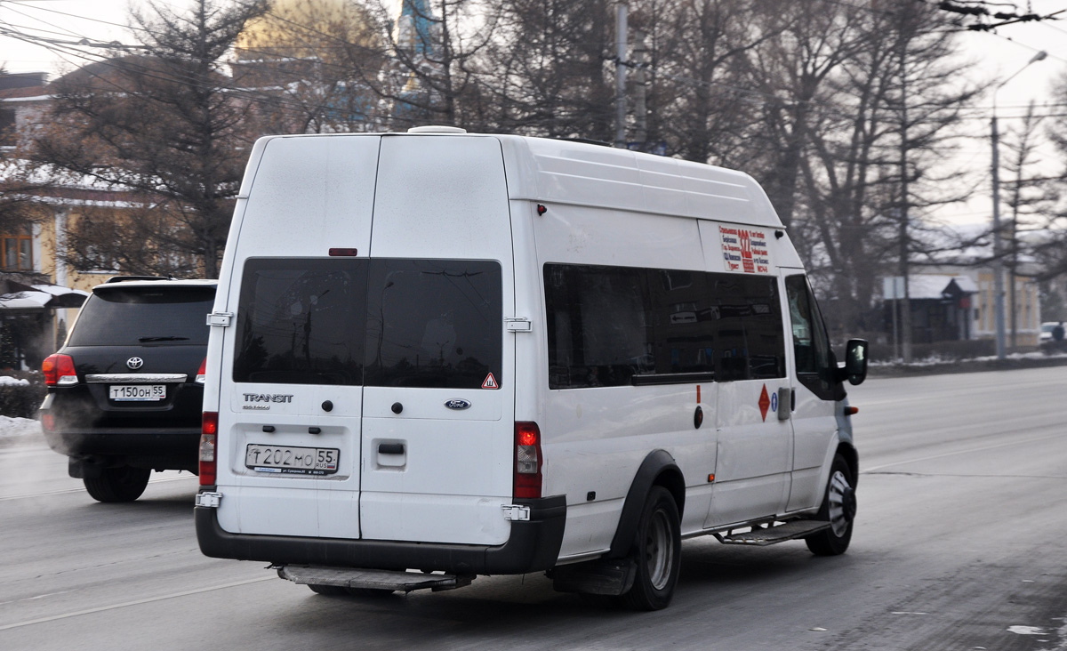 Омская область, Ford Transit [RUS] (Z6F.ESF.) № Т 202 МО 55