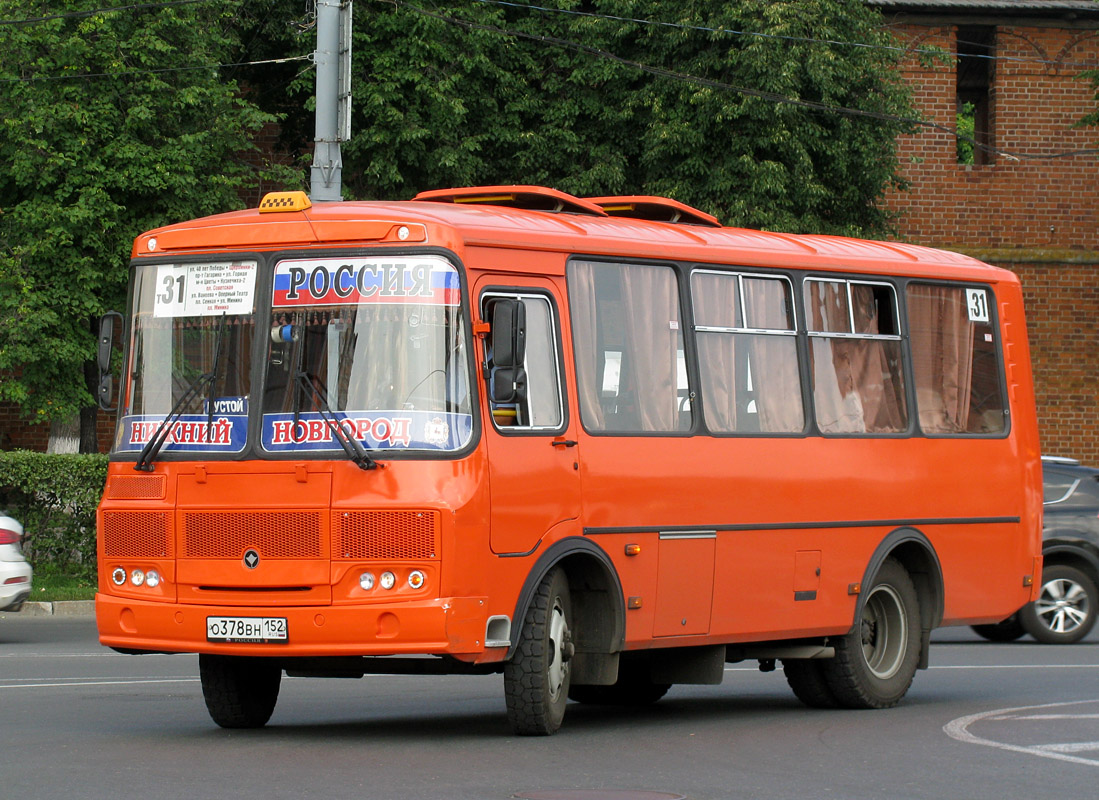 Нижегородская область, ПАЗ-32054 № О 378 ВН 152