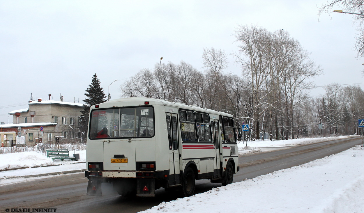 Томская область, ПАЗ-32054 № АА 410 70