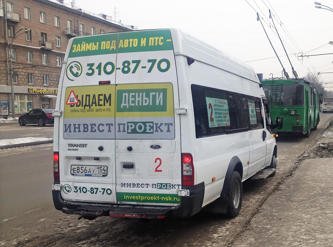 Новосибирская область, Автодом (Ford Transit) № Е 856 АУ 154