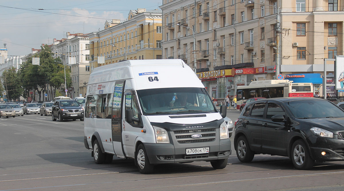 Челябинская область, Нижегородец-222709  (Ford Transit) № А 708 ОК 174