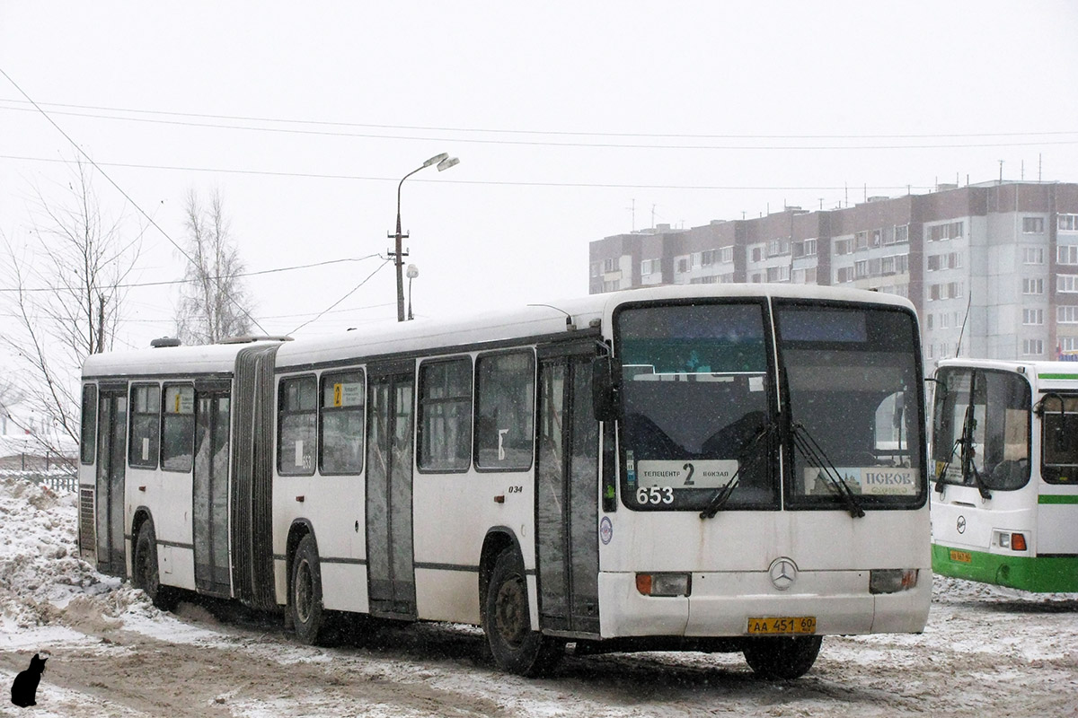 Псковская область, Mercedes-Benz O345G № 653