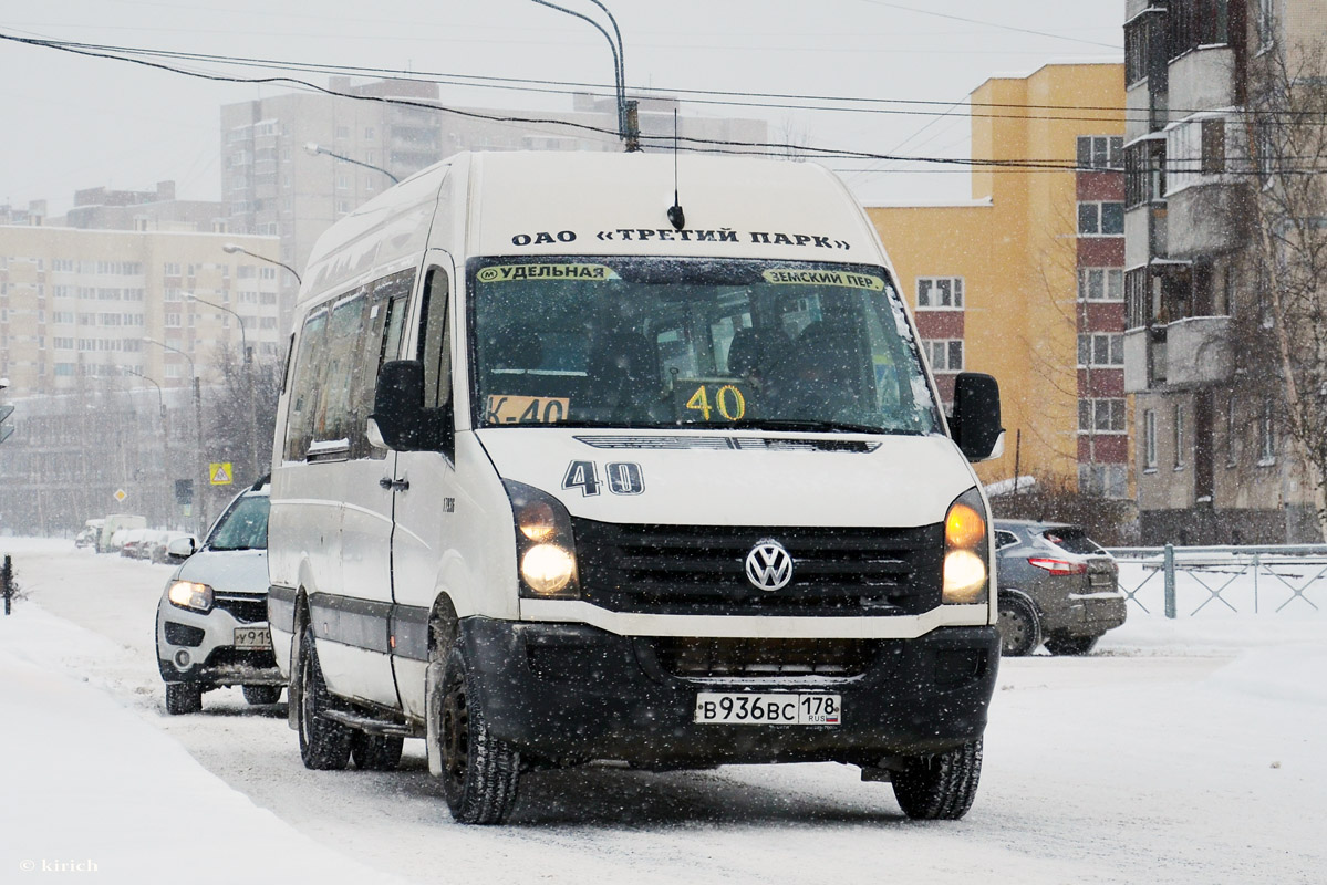 Sankt Peterburgas, BTD-2219 (Volkswagen Crafter) Nr. В 936 ВС 178