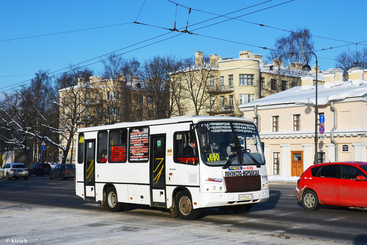 Санкт-Петербург, ПАЗ-320402-05 № У 414 ХВ 178