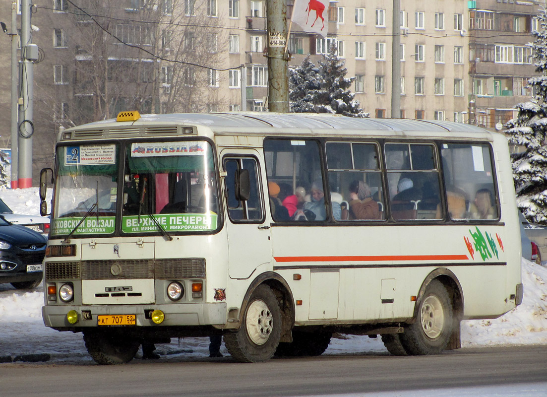 Нижегородская область, ПАЗ-32054 № АТ 707 52