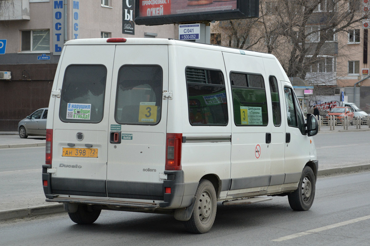 Тюменская область, FIAT Ducato 244 CSMMC, -RT № АН 398 72