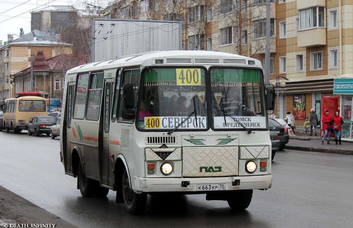 Томская область, ПАЗ-32054 № К 663 КР 70