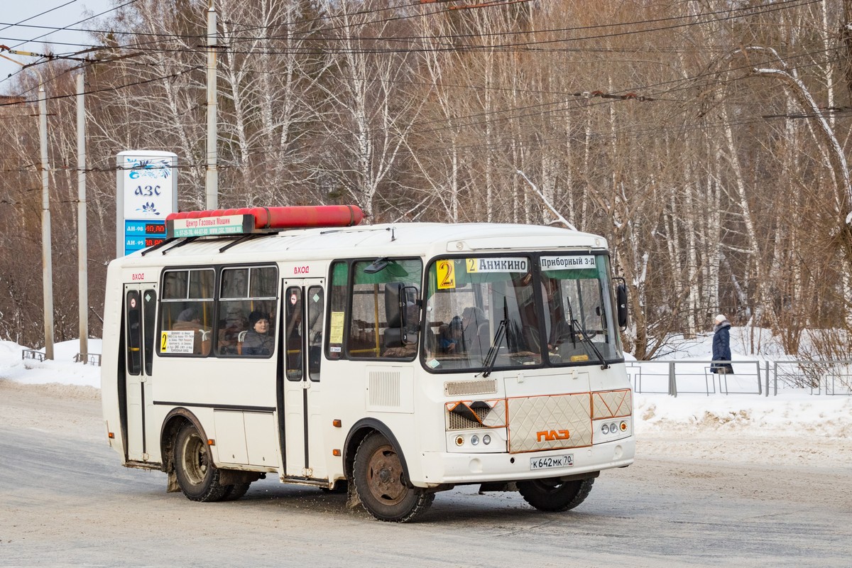 Томская область, ПАЗ-32054 № К 642 МК 70