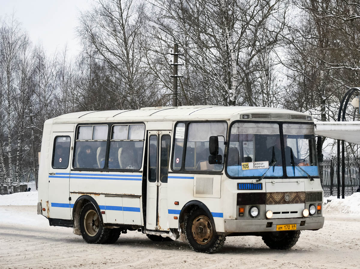 Тверская область, ПАЗ-32053 № АМ 170 69