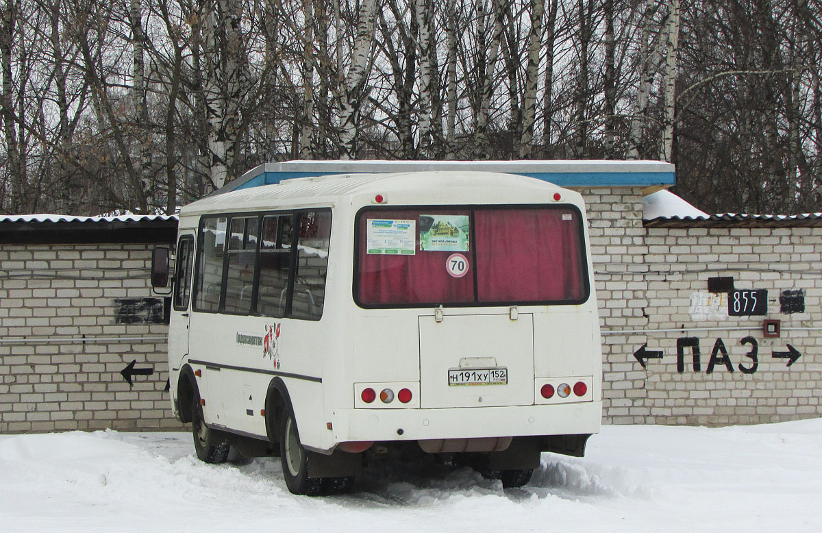 Нижегородская область, ПАЗ-32053 № Н 191 ХУ 152