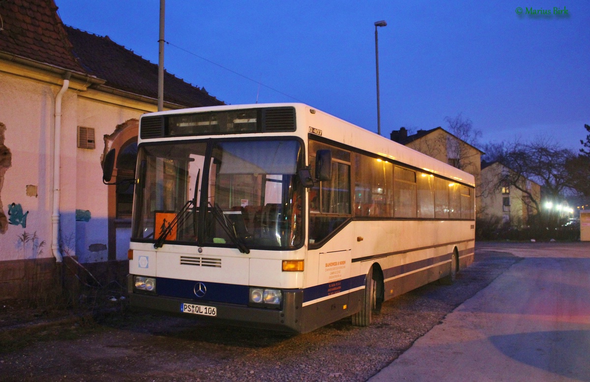 Rhineland-Palatinate, Mercedes-Benz O407 Nr. PS-QL 106