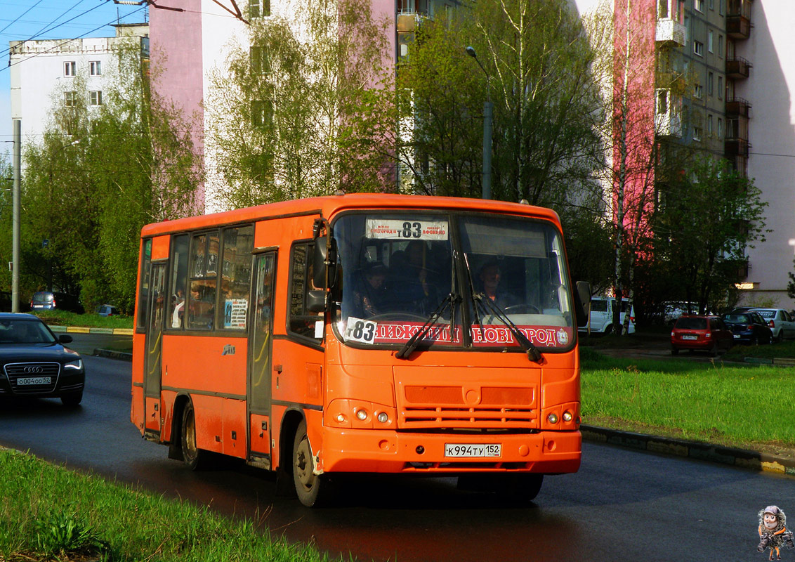 Нижегородская область, ПАЗ-320402-05 № К 994 ТУ 152