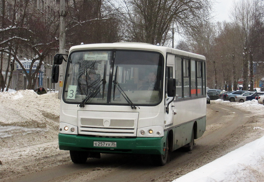 Вологодская область, ПАЗ-320402-03 № Е 257 УХ 35