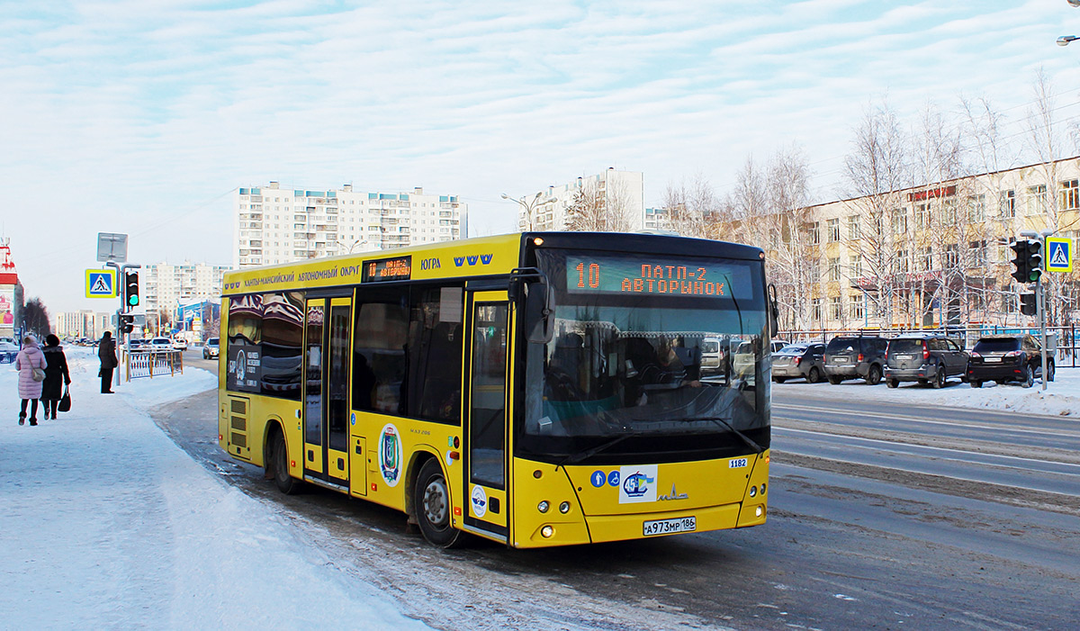 Ханты-Мансийский АО, МАЗ-206.085 № 1182