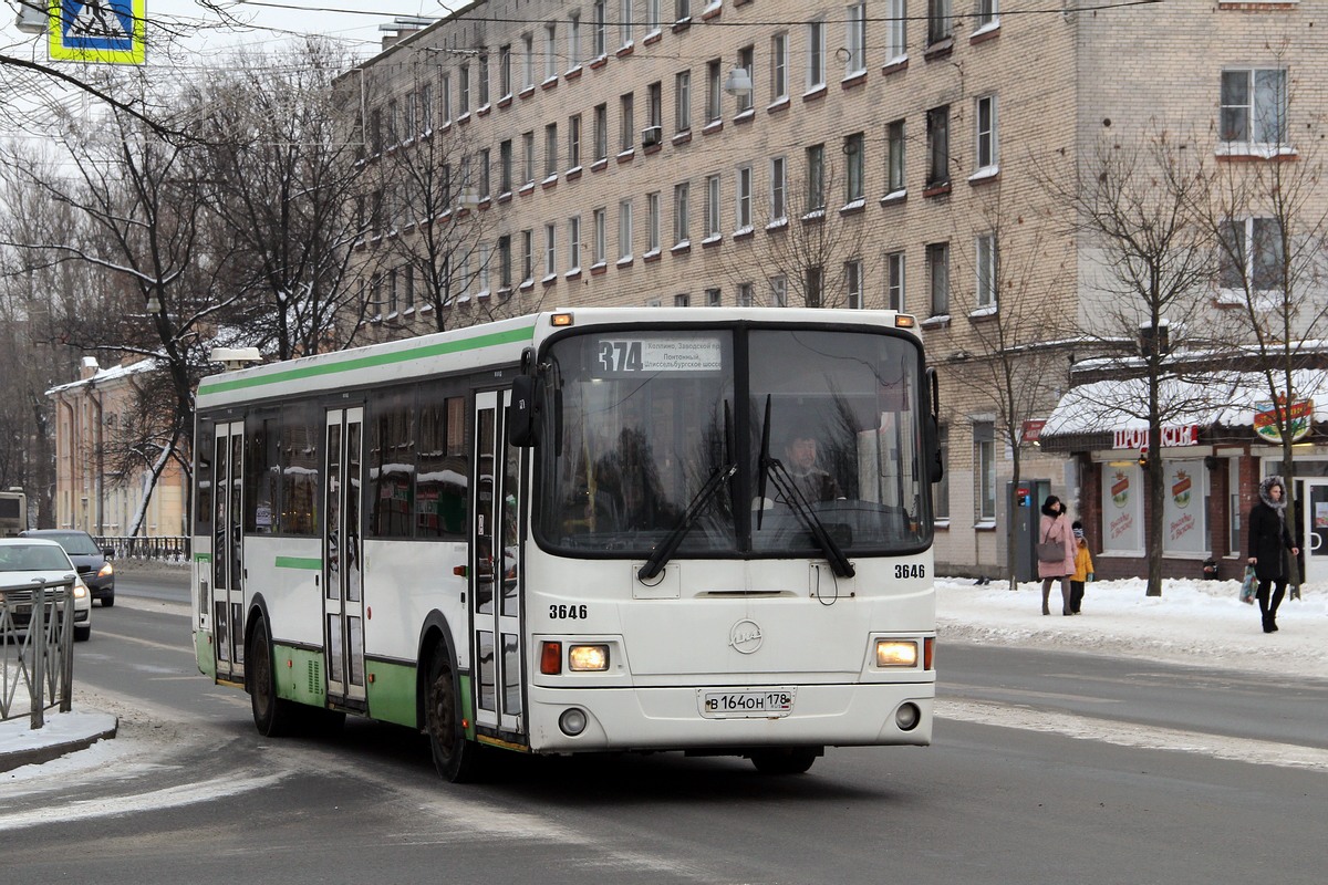 Санкт-Петербург, ЛиАЗ-5293.60 № 3646