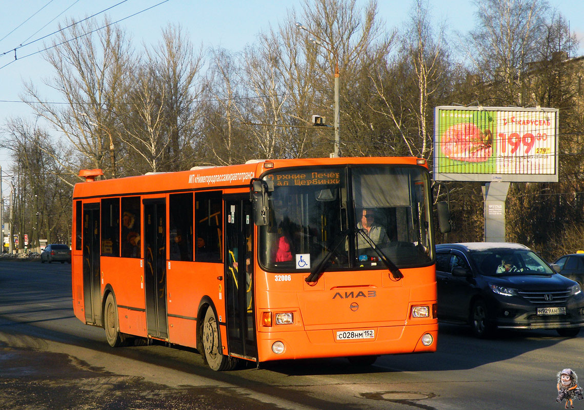 Нижегородская область, ЛиАЗ-5293.60 № 32006