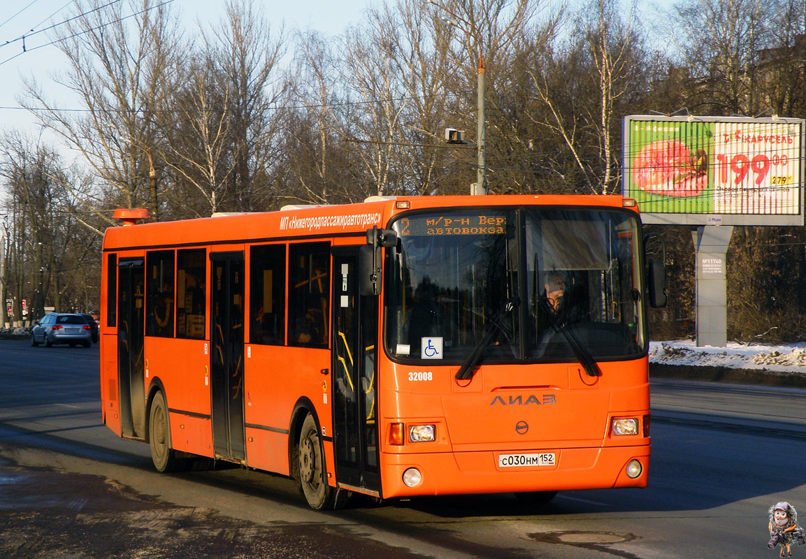 Нижегородская область, ЛиАЗ-5293.60 № 32008