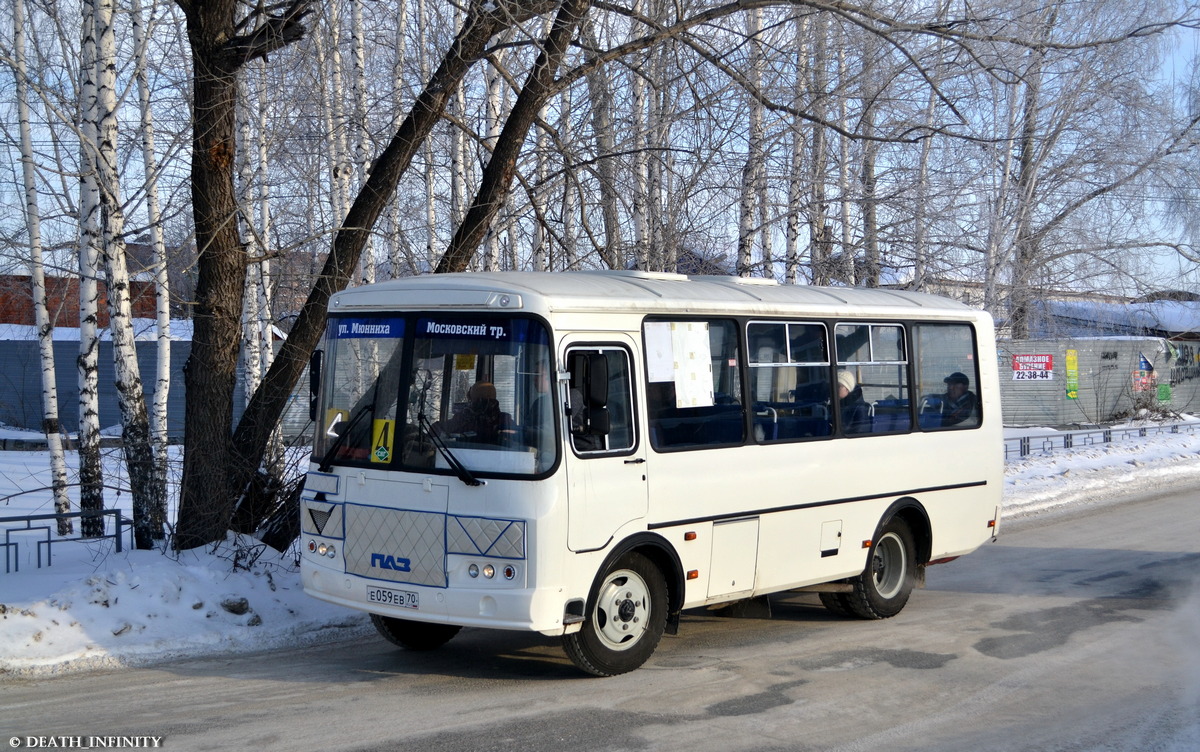 Томская область, ПАЗ-32054 № Е 059 ЕВ 70