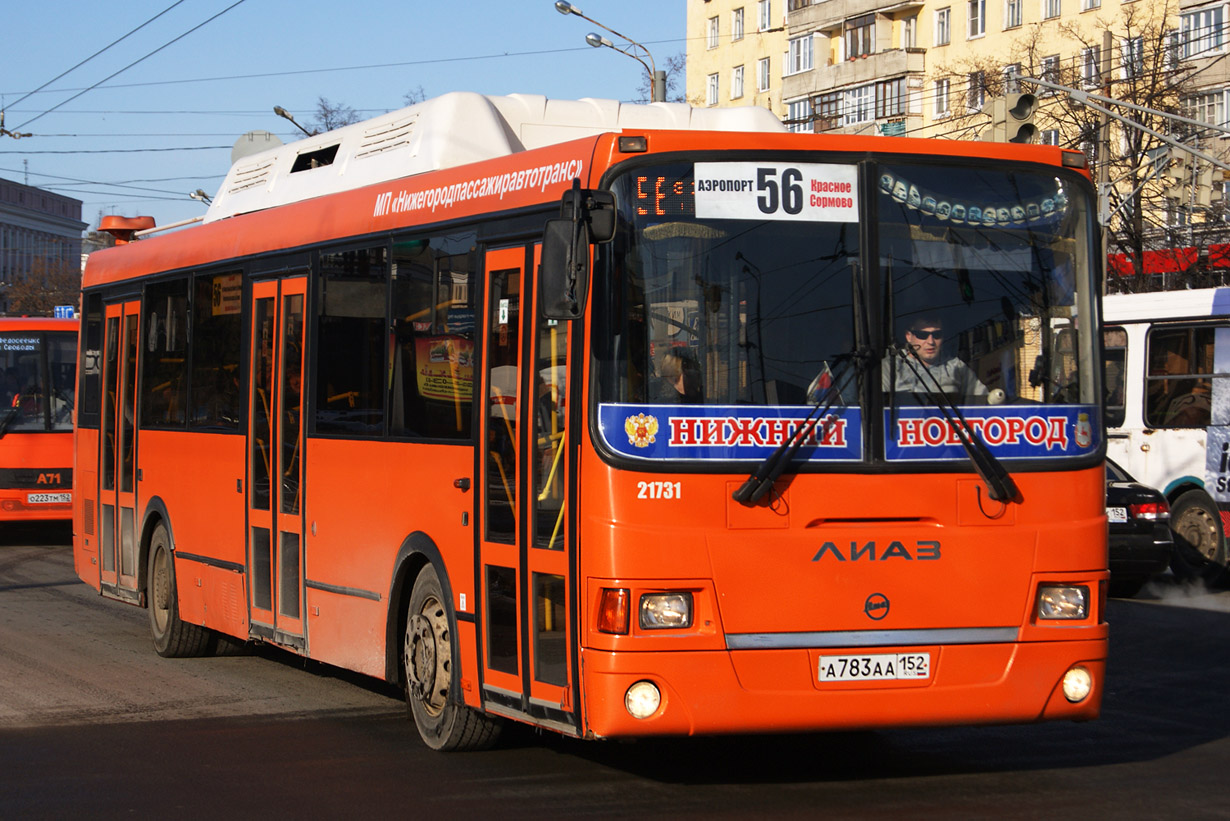 Nizhegorodskaya region, LiAZ-5293.70 Nr. 21731