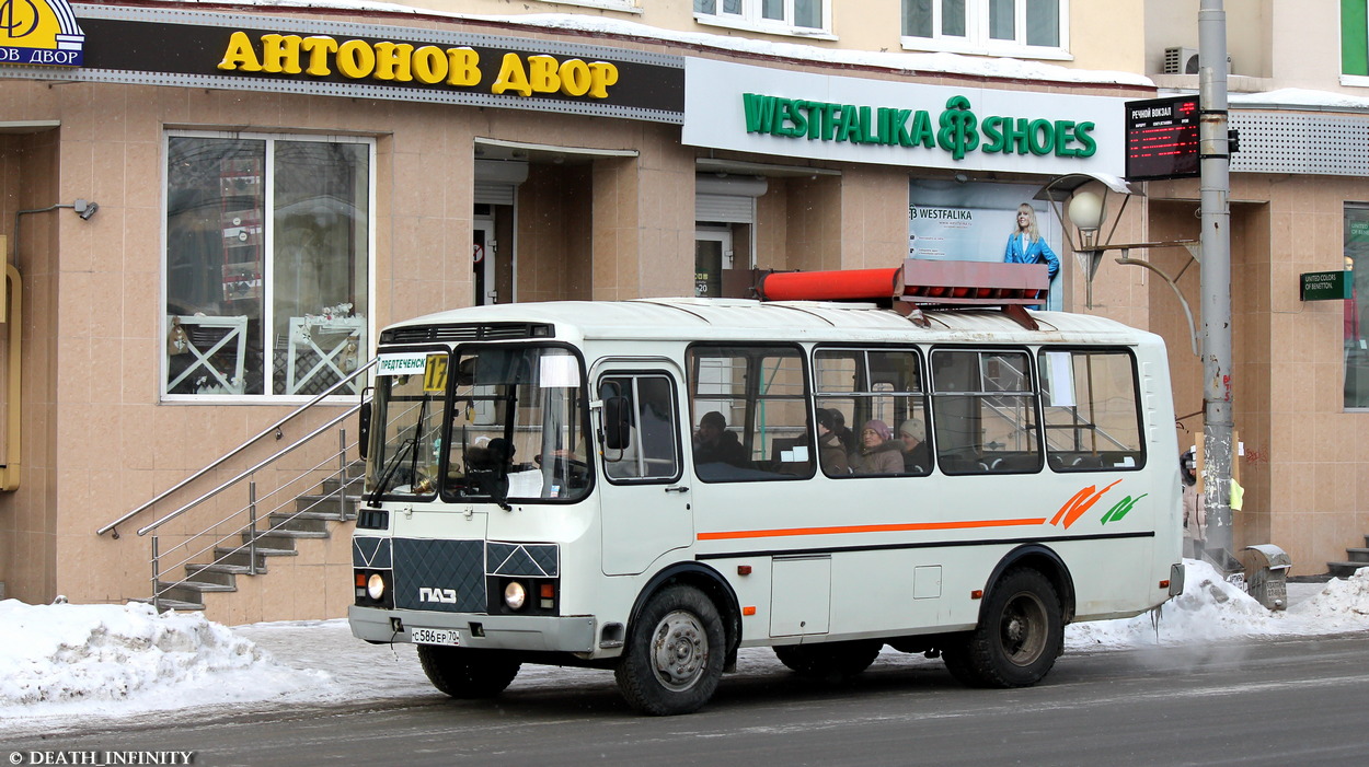 Томская область, ПАЗ-32054 № С 586 ЕР 70