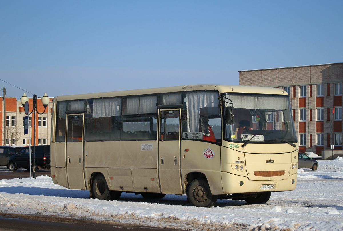 Витебская область, МАЗ-256.200 № 320478